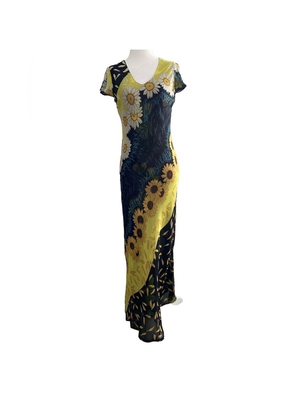 Vintage 90’s reversible sunflower dress